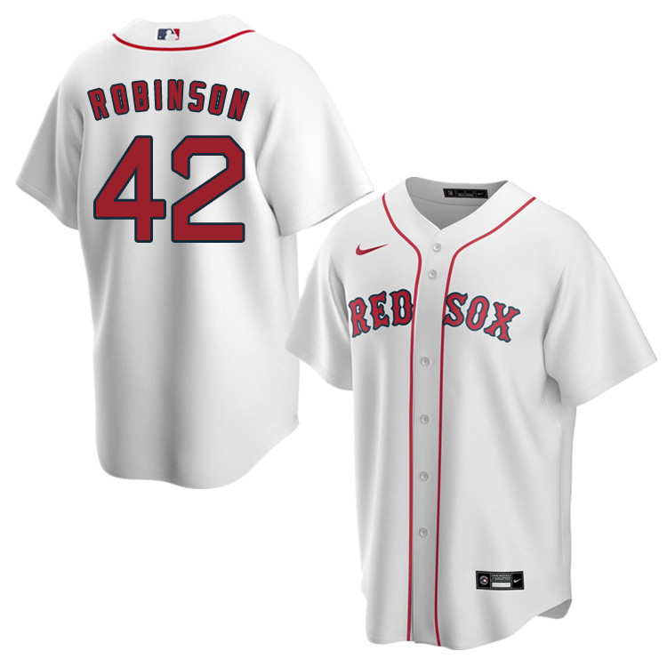 Nike Men #42 Jackie Robinson Boston Red Sox Baseball Jerseys Sale-White